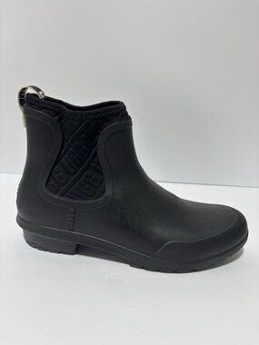 UGG Women’s Chevonne Black Rain Boots, Size 10 M